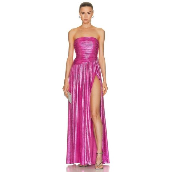 RETROFETE Jacie Dress in Hot Pink Large NWT $595 - Picture 3 of 12